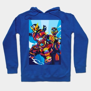 Kamen Rider Zi O and the gang Hoodie